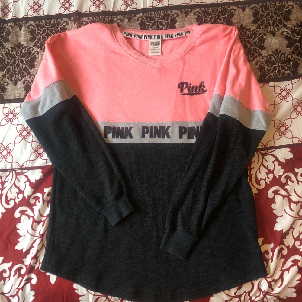 Victoria secret color block crew